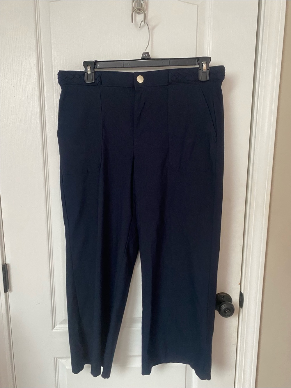 Jules & Leopold Navy Straight-Leg Chinos